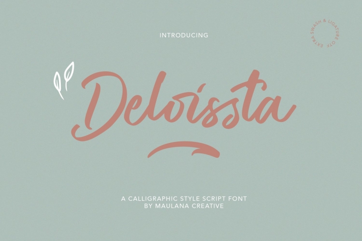 Deloissta Script Font Download