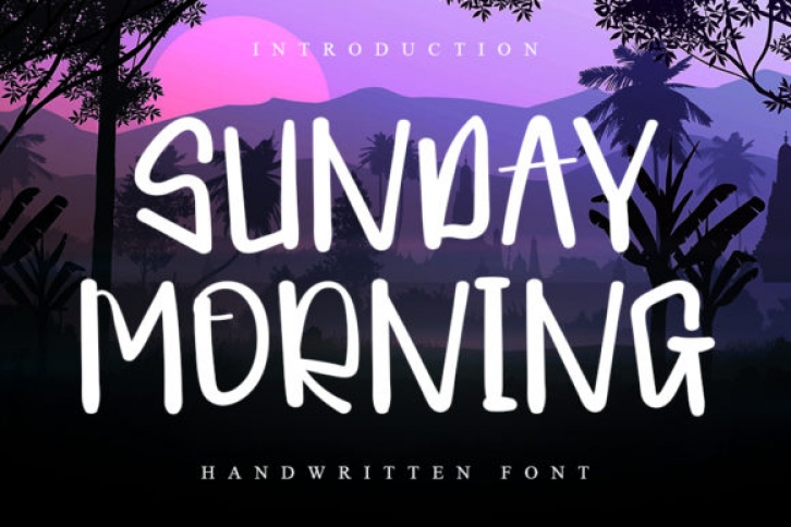 Sunday Morning Font Download