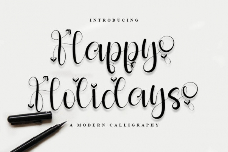 Happy Holidays Font Download