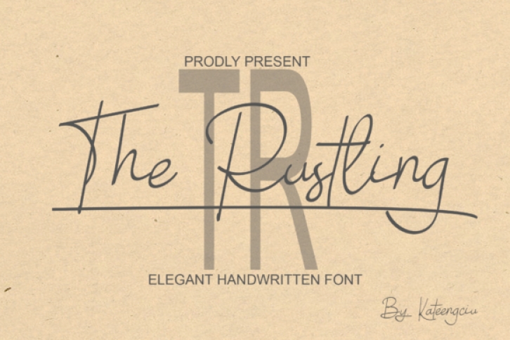 The Rustling Font Download