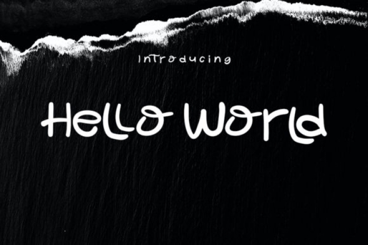 Hello World Font Download