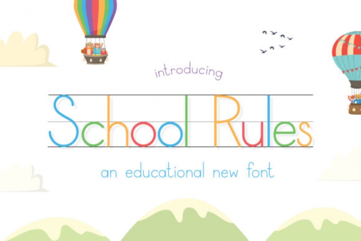School Rules Font Download