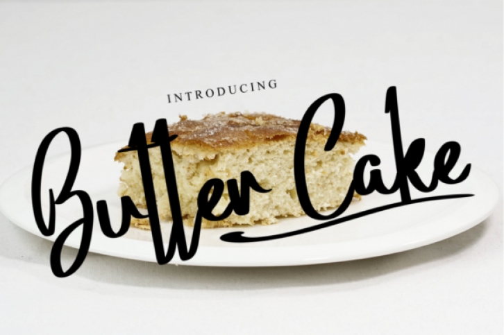 Butter Cake Font Download