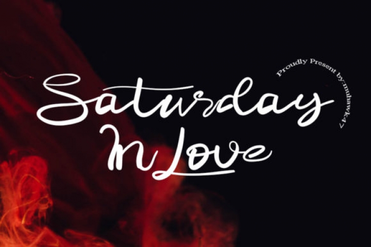 Saturday in Love Font Download