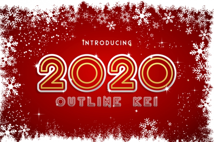 2020 Outline Kei Font Download