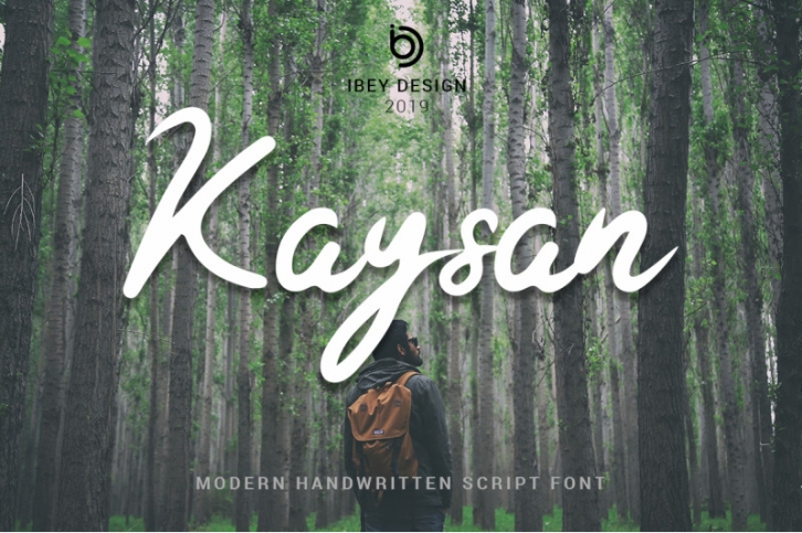 Kaysan - Modern Handwritten Font Download