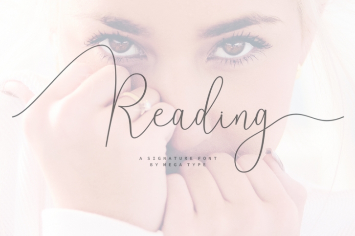 Reading Signature Font Font Download