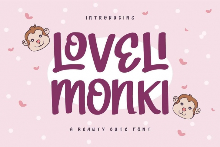 LOVELI MONKI Font Download