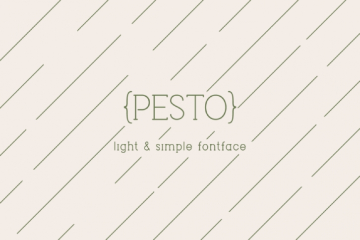 Pesto Font Download