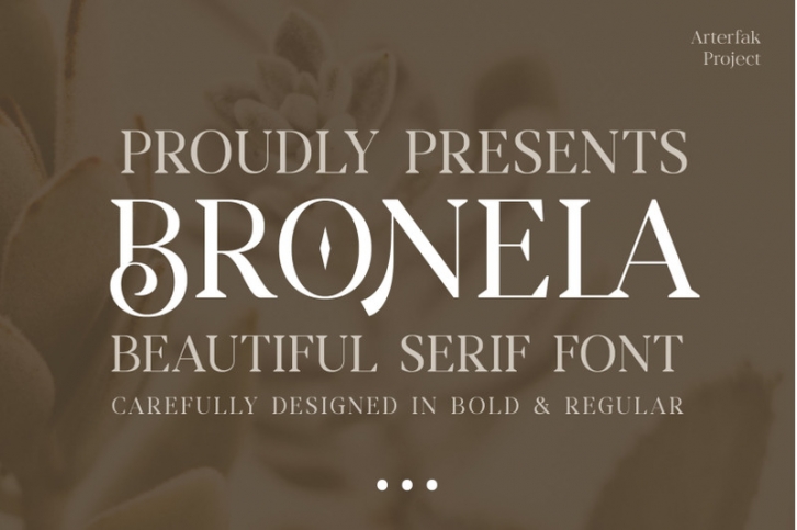 Bronela - Elegant Serif Font Download
