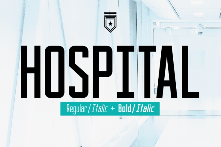 Hospital Typeface Font Download