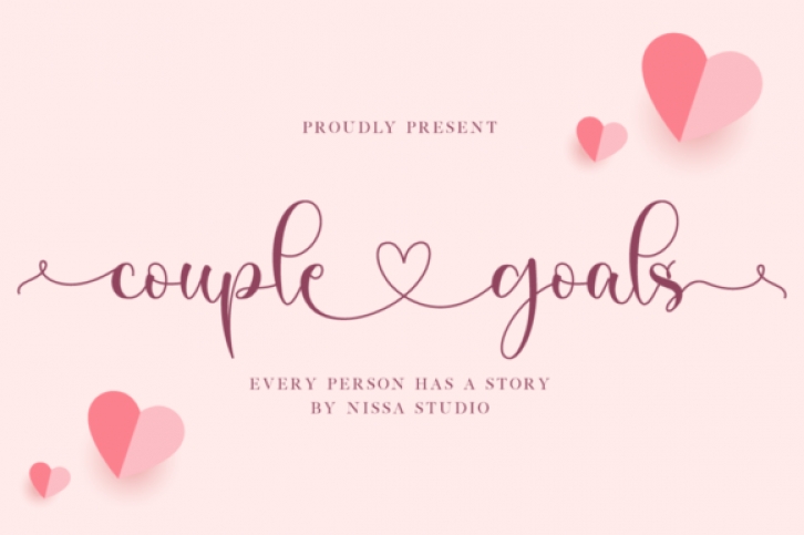 Couple Goals Font Download