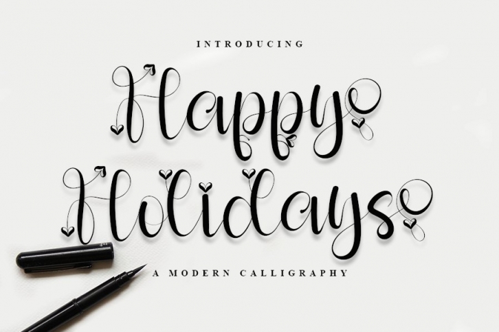 Happy Holiday Font Download