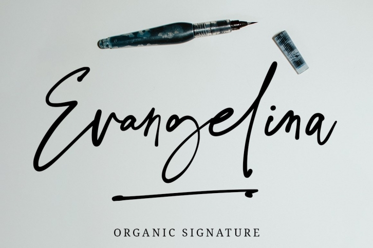 Evangelina Signature Font Download