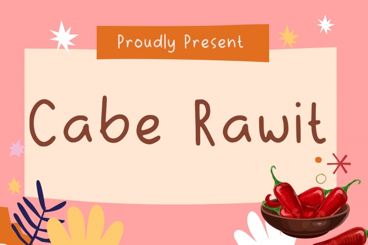 Cabe Rawit Font Download