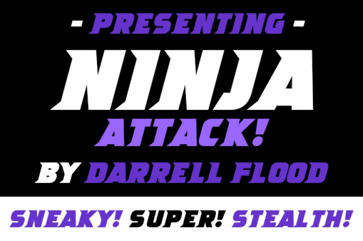 Ninja Attack Font Download