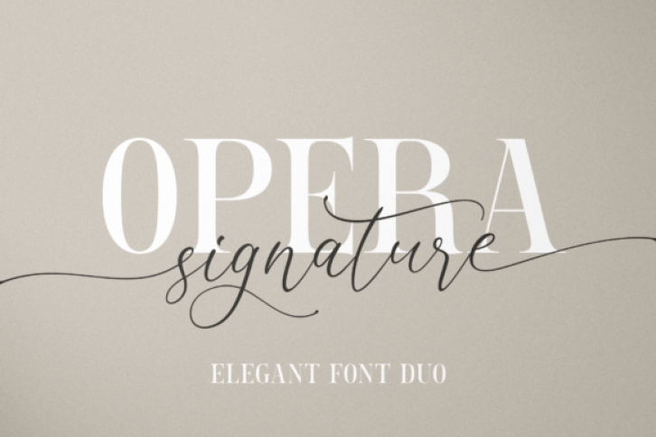 Opera Signature Font Download