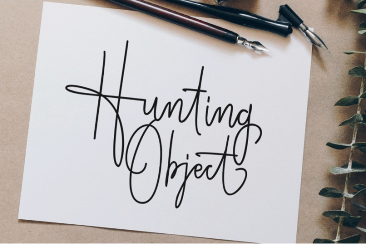 Hunting Object Font Download
