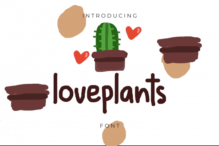 Love plants Font Download
