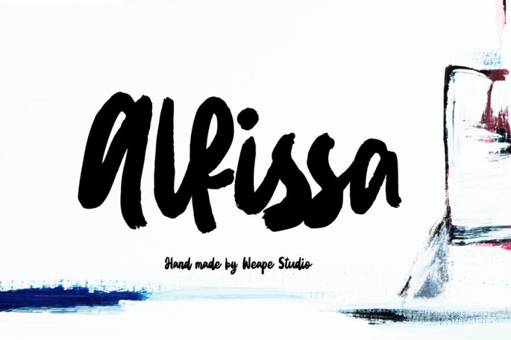 Alfissa - Brush Font Font Download