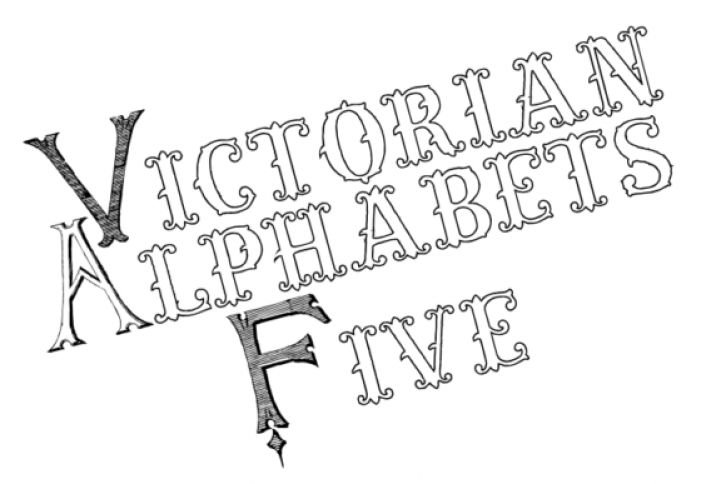 Victorian Alphabets Five Font Download