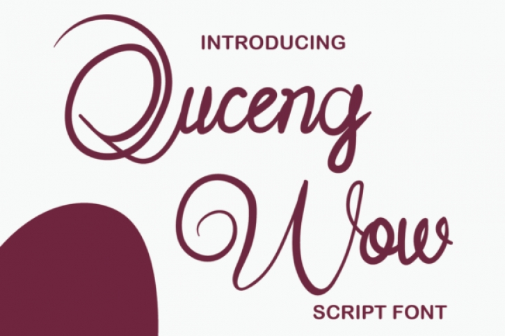 Quceng Wow Font Download