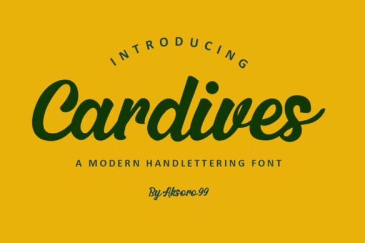 Cardives Font Download