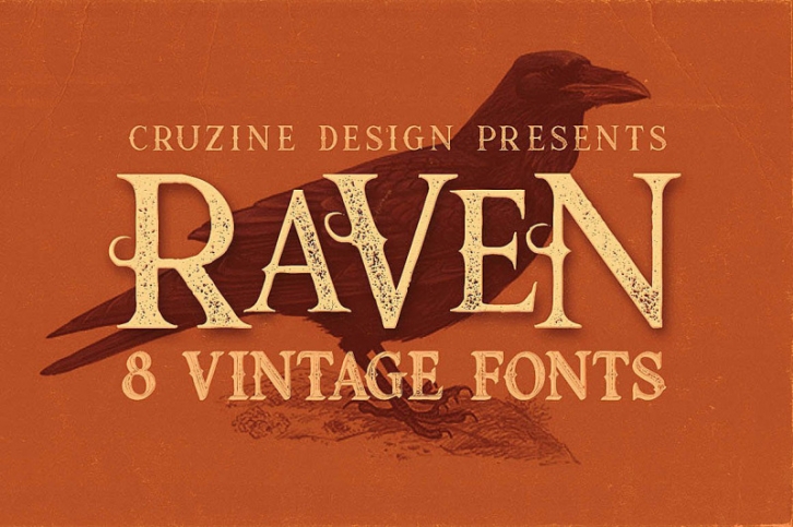 Raven Typeface Font Download