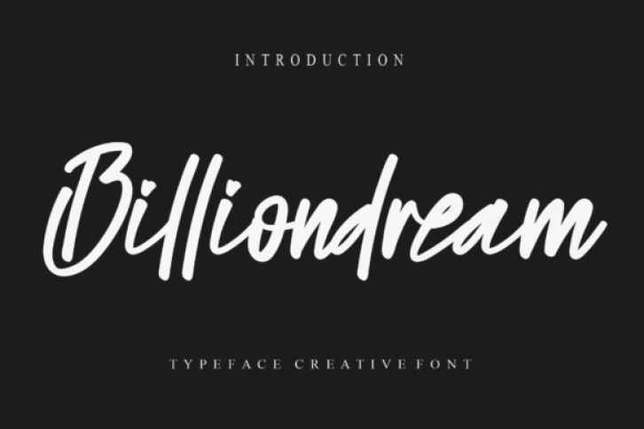 Billiondream Font Download