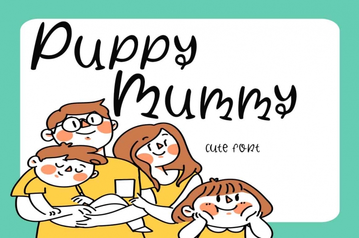Puppy Mummy Font Download