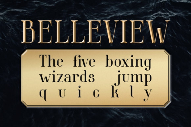 Belleview Font Download