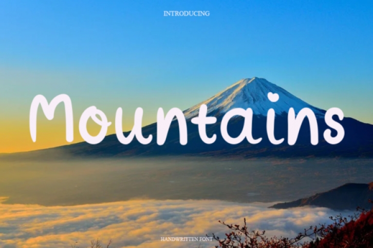 Mountains Font Download