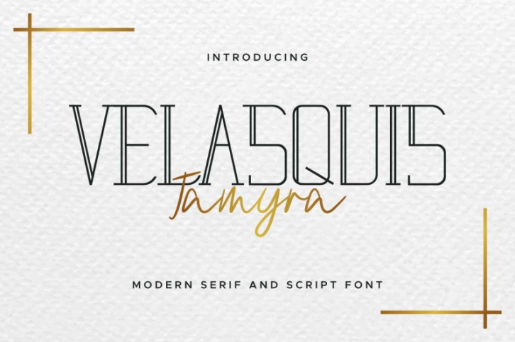 Velasquis Tamyra Font Download