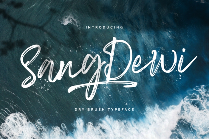 Sang Dewi - Handbrush Script Font Font Download