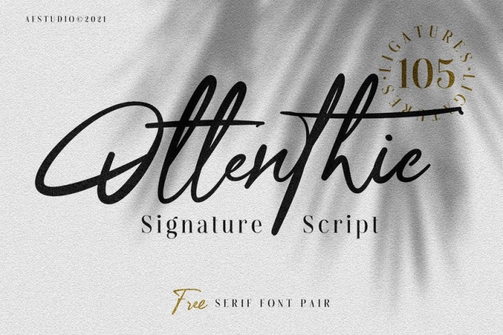 Ottenthic Signature Font Download