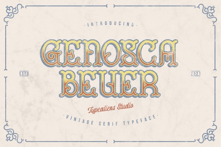 Genosca Beuer Font Download