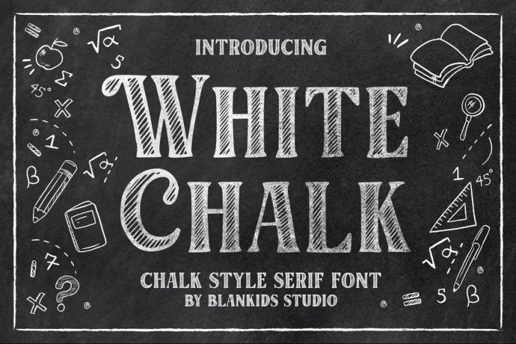 White Chalk Serif Font Font Download