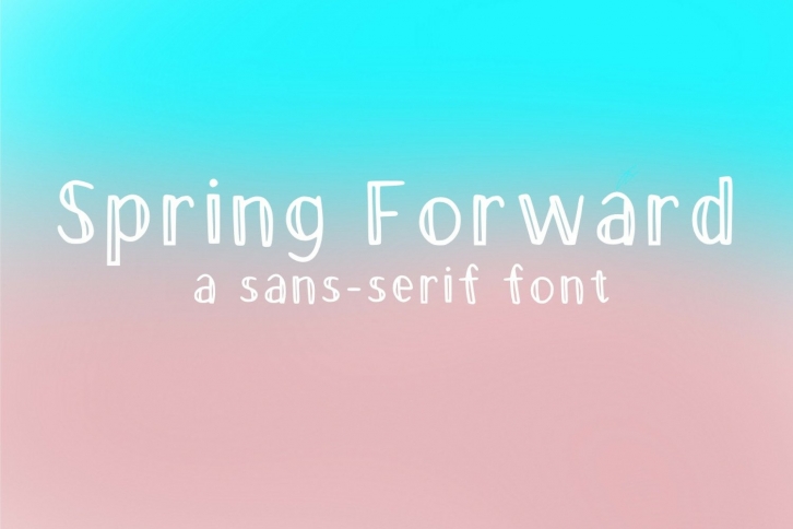 Spring Forward Font Download