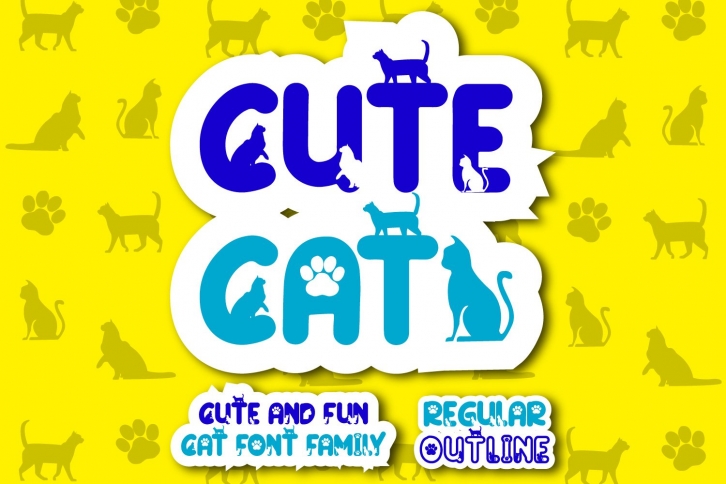 Cute Cat Font Download