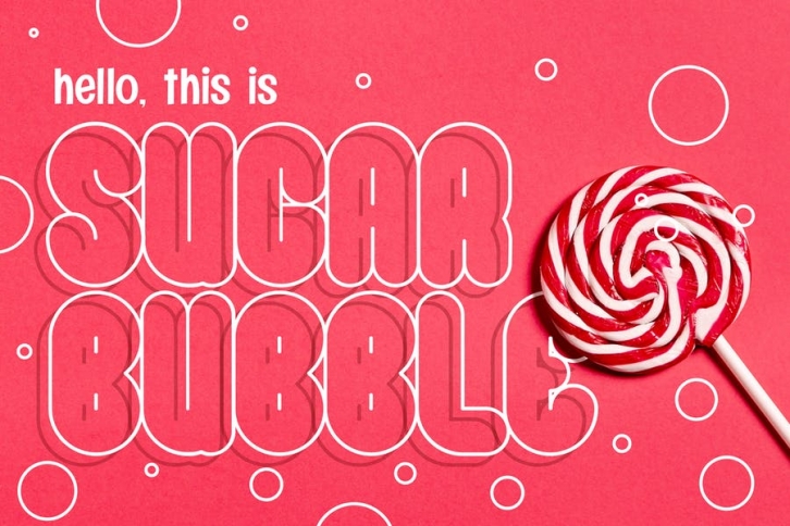 Sugar Bubble - Playful Typeface Font Download