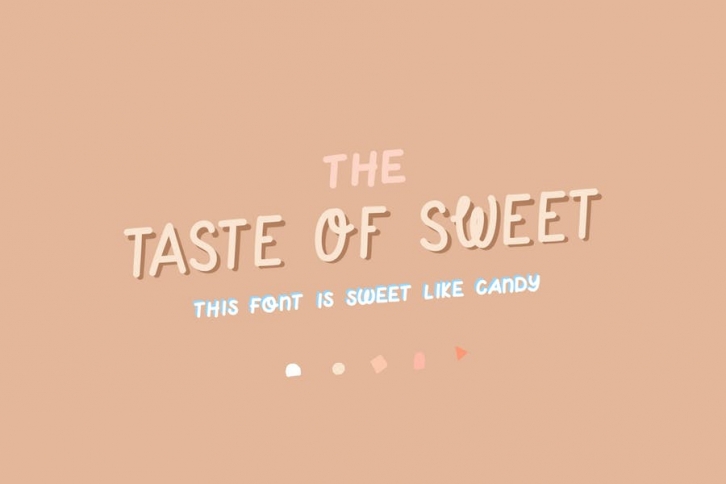 Taste of Sweet | a cute handwritten quote font Font Download