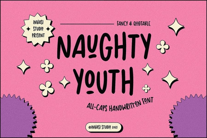 Naughty Youth | Fancy & Quotable Font Download