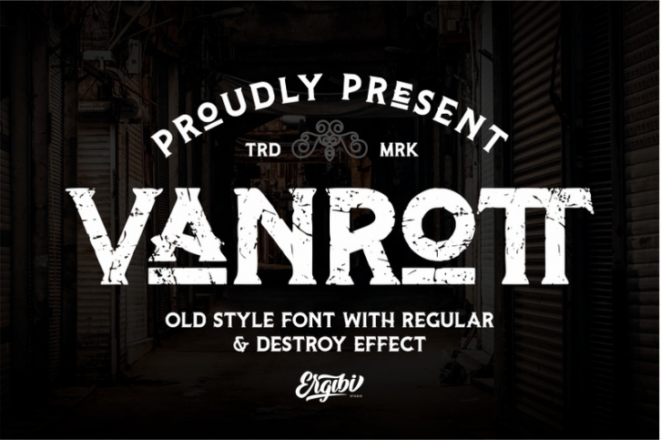 Vanrott - Old Style Font Font Download