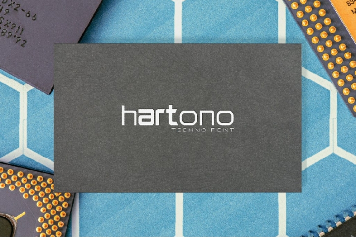 Hartono Techno Font Font Download