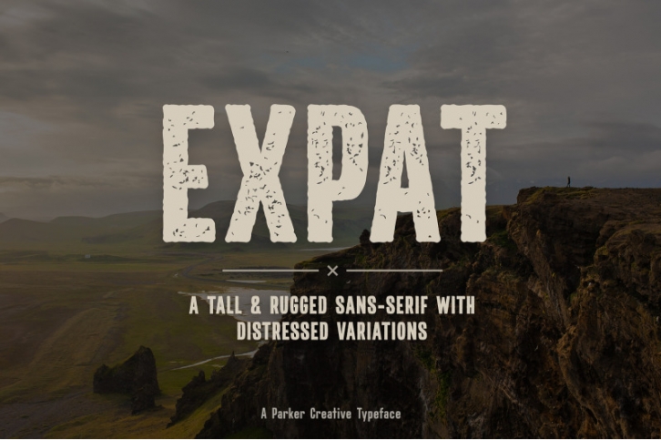 Expat Handmade Rugged Font Font Download