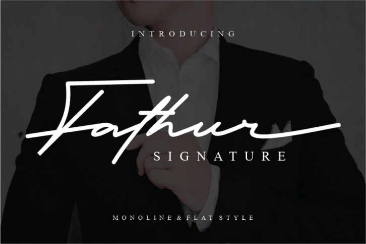 Fathur - Luxury Signature Font Font Download