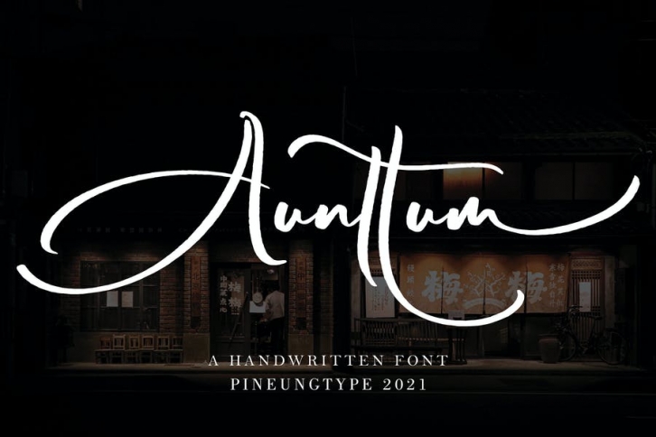 Aunttum Font Download
