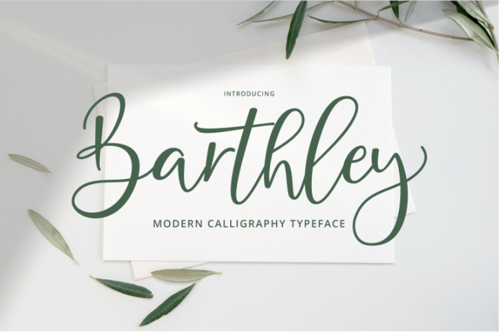 Barthley Script Font Download