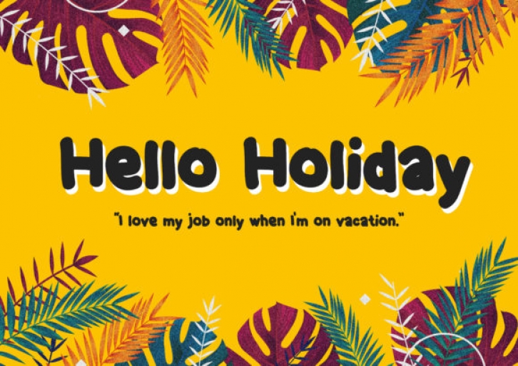 Hello Holiday Font Download