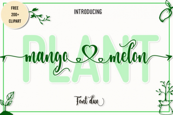Plant Mangomelon Font Download